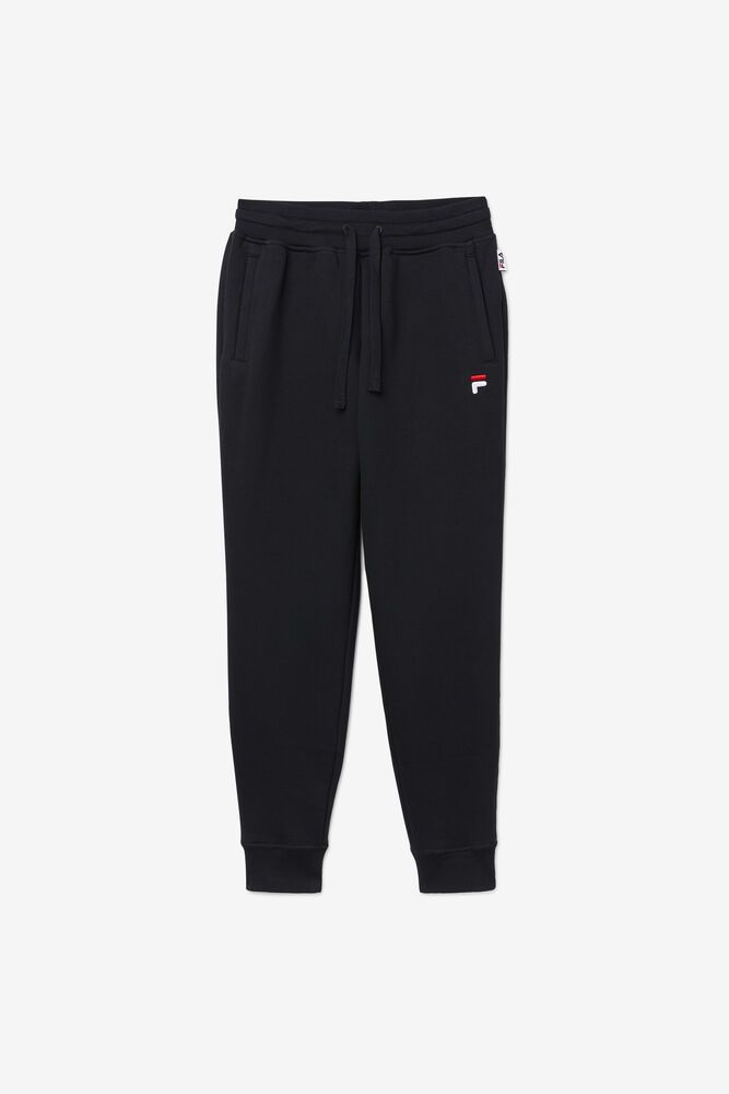 Fila Pants Chardon Jogger Mens Black - India WZH-280376